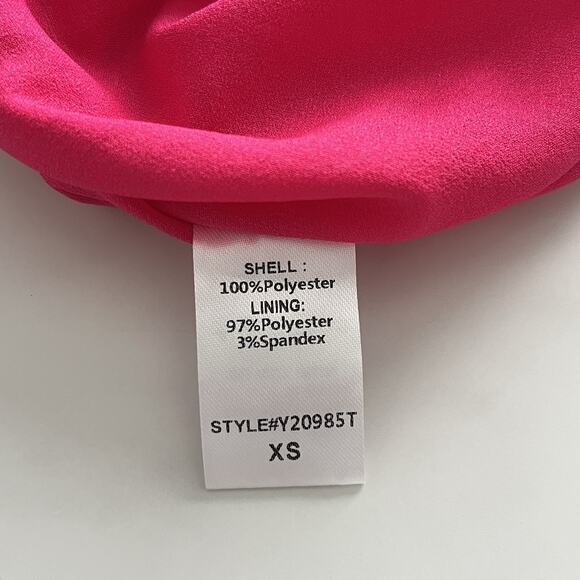 Tuckernuck Francesca Ruffle Maxi Dress Feminine Modest chic fuchsia Pink Size XS - Picture 7 of 11